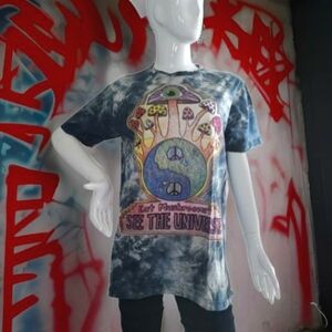 Mushrooms tie dye tee